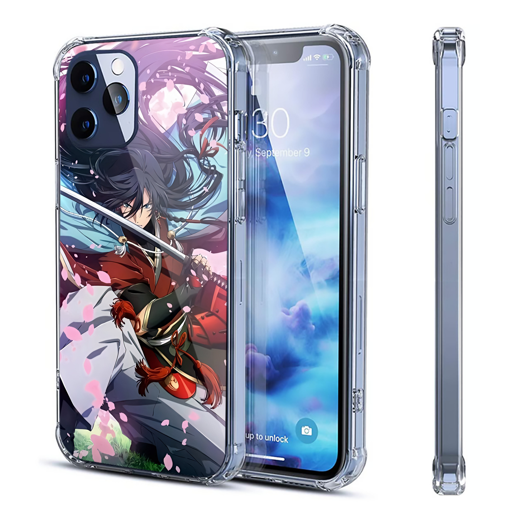 （画像用） 刀剣乱舞 Touken Ranbu 【iPhone 12シリーズ対応】透明スマホケース（クリアソフトケース）